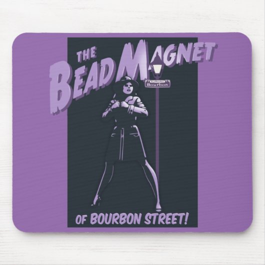 Bourbon St. Bead Magnet Mousepad (Vorne)