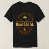 Bourbon St New Orleans Souvenir Gif T-Shirt (Design vorne)