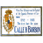 Bourbon St., Spanische Fliesenreplica<br><div class="desc">Bourbon St.,  Spanische Fliesenreplica</div>