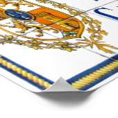 Bourbon St Tile Mural Poster (Ecke)