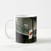 Bourbon-Straßenschild in New Orleans Kaffeetasse (Links)