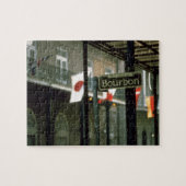 Bourbon-Straßenschild in New Orleans Puzzle (Horizontal)