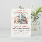 Bourbon Street Bachelorette Weekend Brautparty Einladung (Stehend Vorderseite)