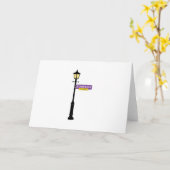 Bourbon Street Karte (Gelbe Blume)