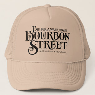 Bourbon Street - lustiger Whiskey-Trink Truckerkappe