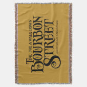 Bourbon Street - lustiger Whiskey-Trinkspaß Decke (Vorderseite Vertikal)