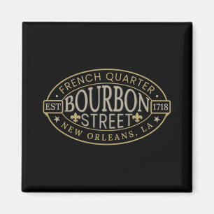 Bourbon Street New Orleans Französisches Viertel L Magnet