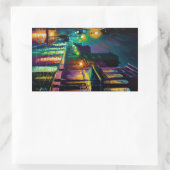 Bourbon Street New Orleans Laptop/Kühlschrank Rechteckiger Aufkleber (Tasche)