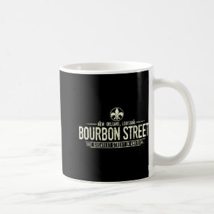 Bourbon Street New Orleans Louisiana abgenutzt  Kaffeetasse
