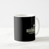 Bourbon Street New Orleans Louisiana Distressed Kaffeetasse (VorderseiteRechts)