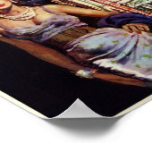 Bourbon Street, New Orleans Reiseplakat Poster (Ecke)