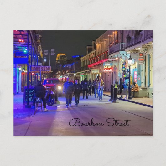 Bourbon Street Postcard Postkarte (Vorderseite)