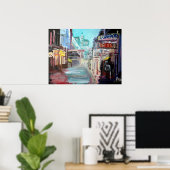 Bourbon Street Poster (Heimbüro)