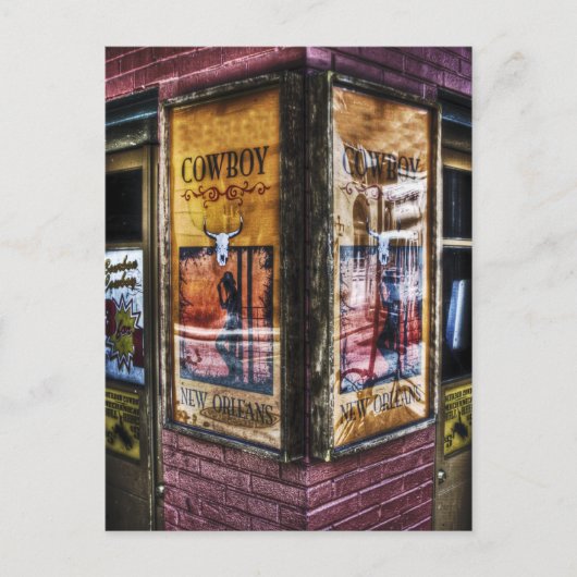 Bourbon Street Postkarte (Vorderseite)