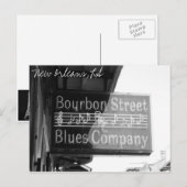 Bourbon Street Postkarte (Vorne/Hinten)