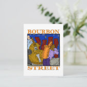 Bourbon Street Postkarte (Stehend Vorderseite)