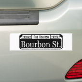 Bourbon Street Sign Autoaufkleber (Auf Auto)