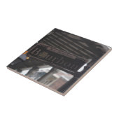 Bourbon Street Sign Keramik Tile Fliese (Seite)