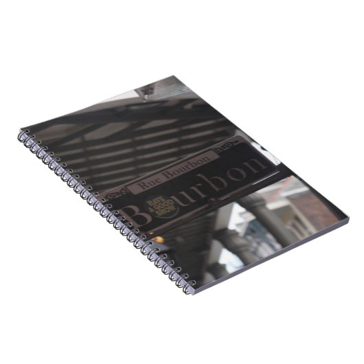 Bourbon Street Sign Notizblock (Rechte Seite)