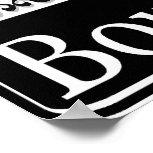 Bourbon Street Sign Poster (Ecke)