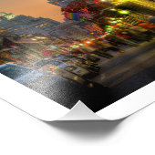 Bourbon Street Sunset Print Fotodruck (Ecke)