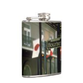 Bourbon Street Unterschreiben in New Orleans Flachmann (Rechts)