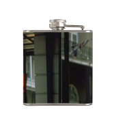 Bourbon Street Unterschreiben in New Orleans Flachmann (Rückseite)