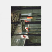 Bourbon Street Unterschreiben in New Orleans Fleecedecke (Vorderseite)