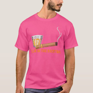 Bourbon trinken Zigarre rauchen ich werde im Hinte T-Shirt