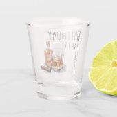 Bourbon und Cigar Geburtstagsparty Schnapsglas (Rückseite)