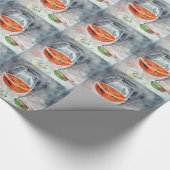 Bourbon und Rauch Geschenkpapier (Ecke)