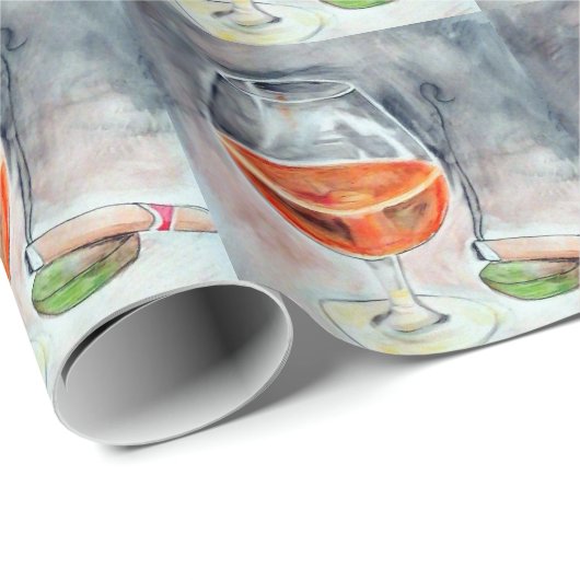 Bourbon und Rauch Geschenkpapier (Rolleneckpunkt)