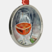 Bourbon und Rauch Ornament Aus Metall (Rechts)