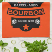 Bourbon Whiskey Art Geschirrtuch (Gefaltet)