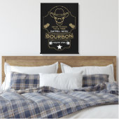 Bourbon Whiskey Art Leinwanddruck (Insitu (Schlafzimmer))