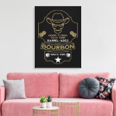 Bourbon Whiskey Art Leinwanddruck (Insitu (Wohnzimmer))