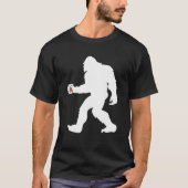 Bourbon Whiskey Drinks Bigfoot Sasquatch T Shirt (Vorderseite)