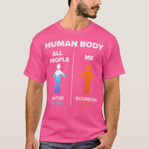 Bourbon Whiskey Fan Whisky und rauchender Zigarre T-Shirt