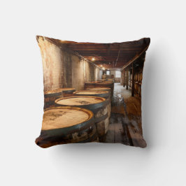Bourbon Whiskey Rickhouse Throw Pillow  Kissen