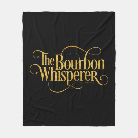 Bourbon Whisperer Fleece Blanket (Vorderseite)