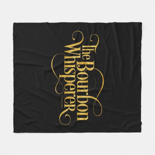 Bourbon Whisperer Fleece Blanket (Vorderseite (Horizontal))