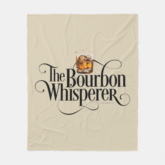 Bourbon Whisperer Fleece Blanket (Vorderseite)