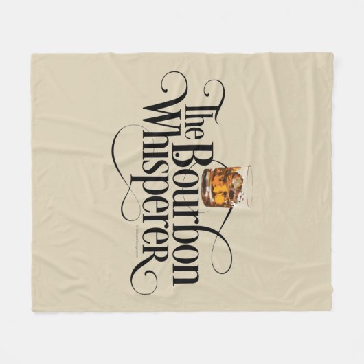 Bourbon Whisperer Fleece Blanket (Vorderseite (Horizontal))