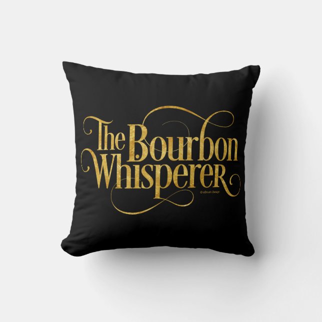 Bourbon Whisperer Kissen (Vorderseite)