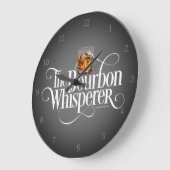 Bourbon Whisperer Large Clock Große Wanduhr (Winkel)