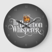 Bourbon Whisperer Large Clock Große Wanduhr (Vorderseite)