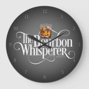 Bourbon Whisperer Large Clock Große Wanduhr