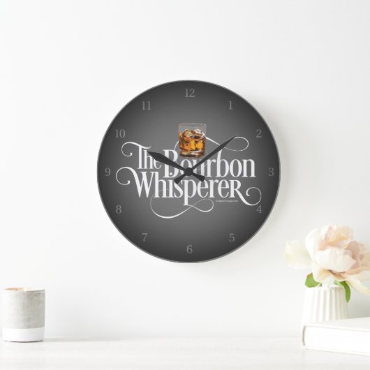 Bourbon Whisperer Large Clock Große Wanduhr (Zuhause)