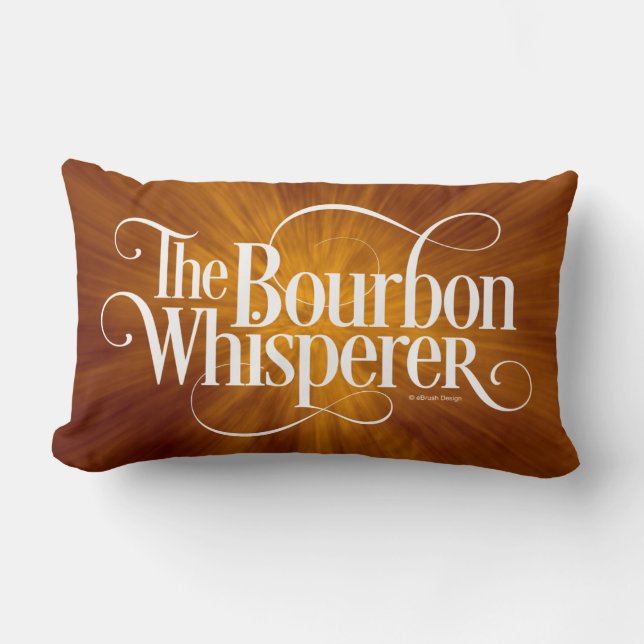 Bourbon Whisperer Lumbar Kissen (Vorderseite)