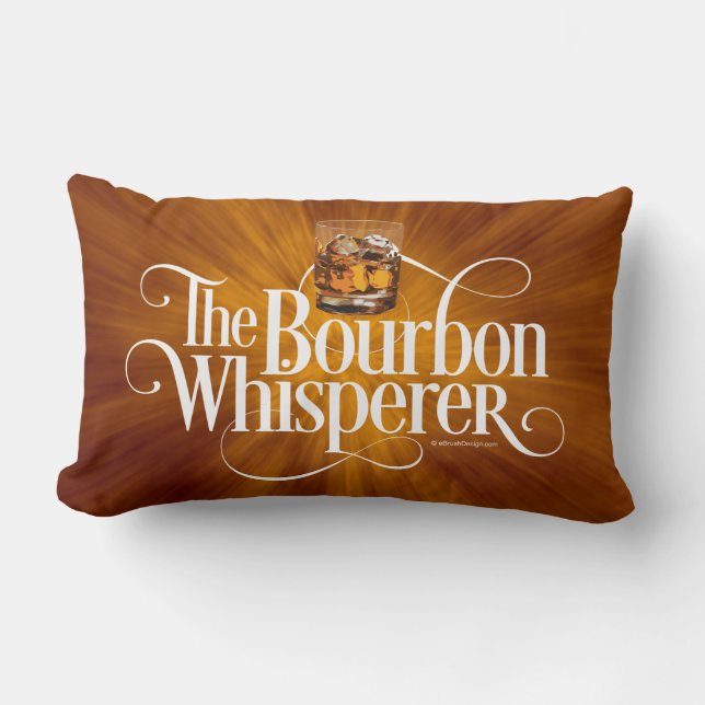 Bourbon Whisperer Lumbar Kissen (Vorderseite)